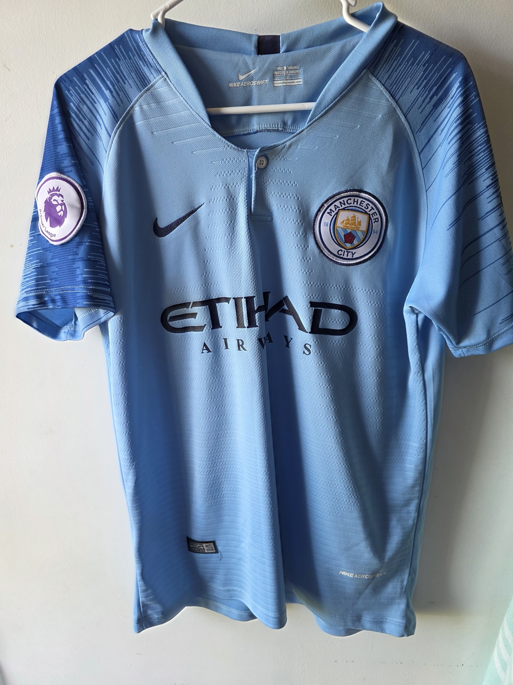 Nike Authentic Player Manchester City 2018/19 Home Jersey – Kevin De Bruyne #17